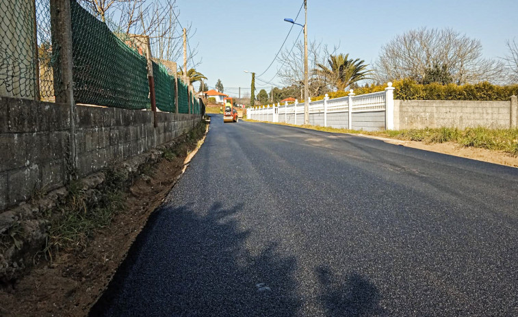 Culleredo termina los asfaltados en Vinseira Pequena y As Barreiras