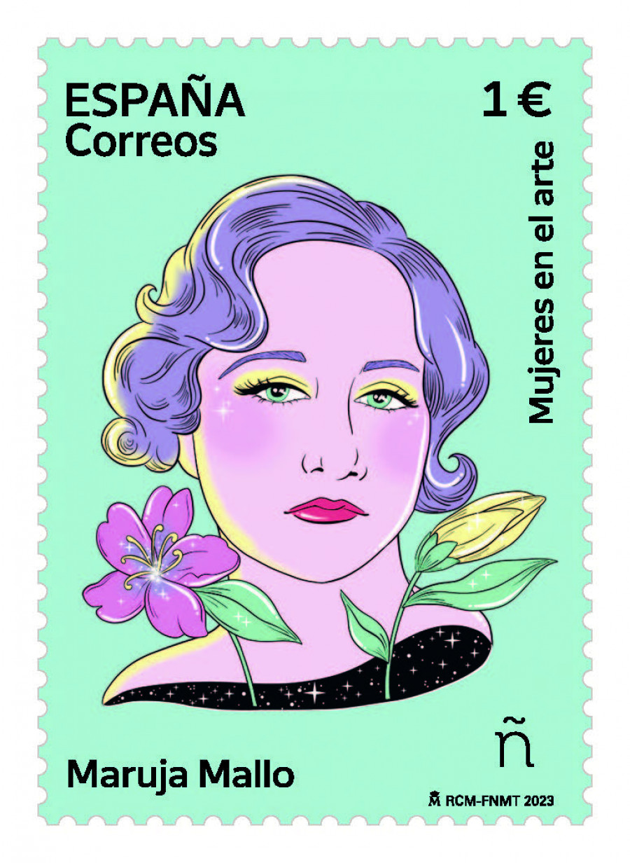 Correos emite un sello dedicado a la pintora lucense Maruja Mallo