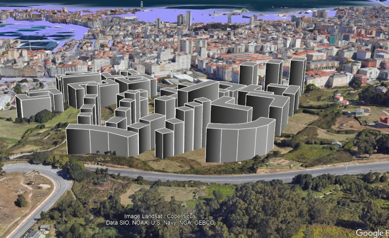 La Marea Atlántica pide que se suspenda el proyecto de urbanización de Visma