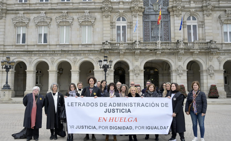 El Colegio de Abogados de A Coruña cifra en 2.000 los casos parados por la huelga