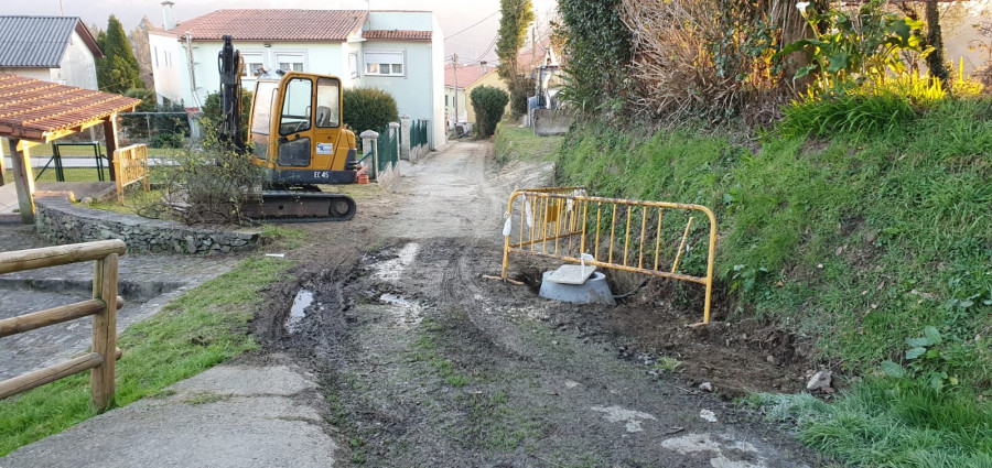 Miño extiende el servicio de saneamiento con obras en Ansimonde