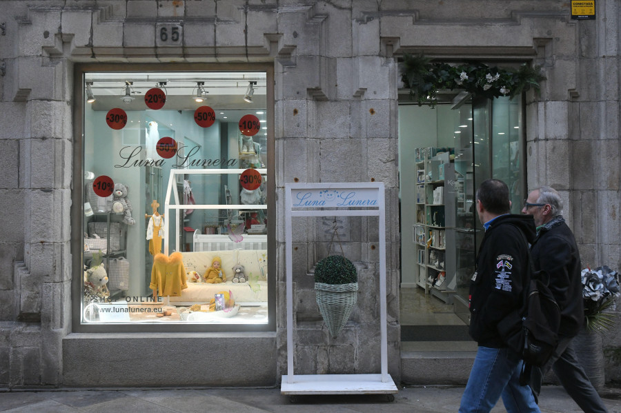 El gasto en las rebajas de invierno cae a la mitad en el comercio de A Coruña
