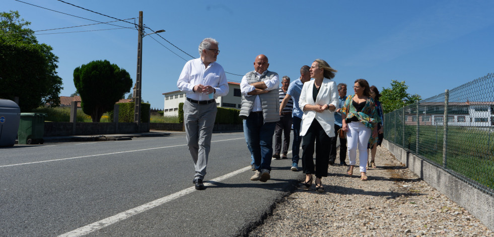 La Xunta aprueba la construcción de sendas peatonales en San Tirso y Montouto, en Abegondo