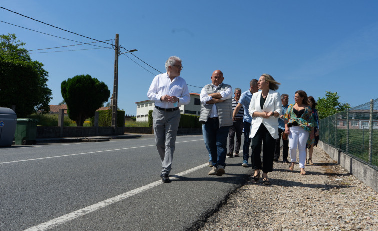 La Xunta aprueba la construcción de sendas peatonales en San Tirso y Montouto, en Abegondo