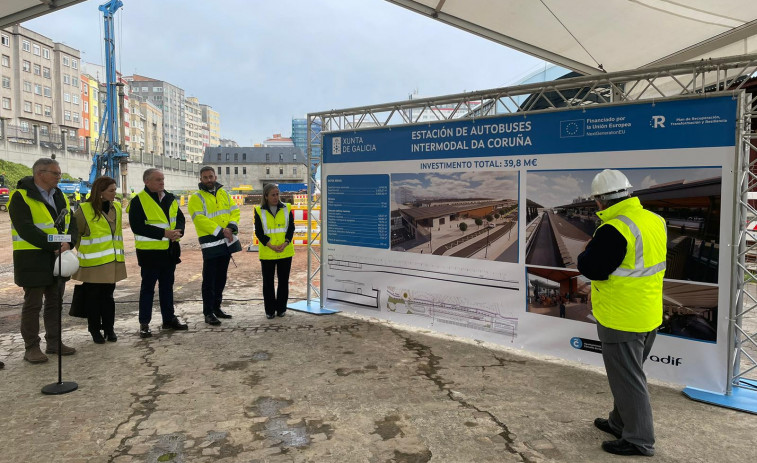 La futura intermodal de A Coruña podría albergar 500 expediciones diarias