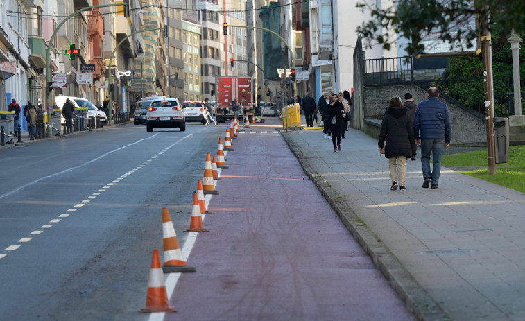 Corte de tráfico en la avenida de Finisterre desde este sábado y hasta el 10 de marzo