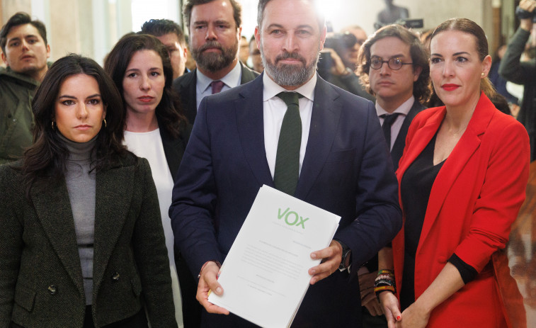 Abascal registra la moción de censura 