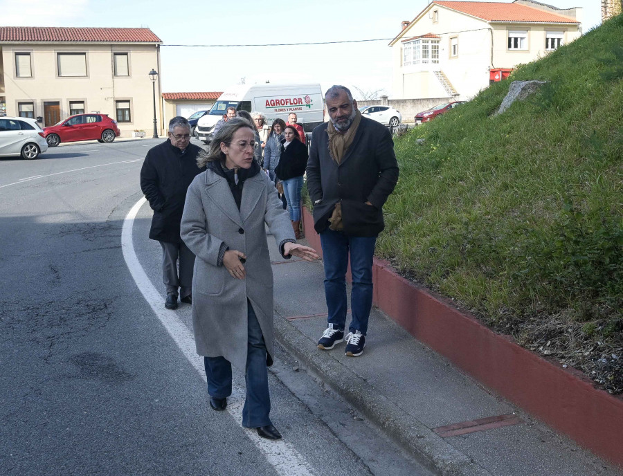 La Xunta refuerza la seguridad peatonal en el casco urbano de Oza con una senda bajo la vía del tren