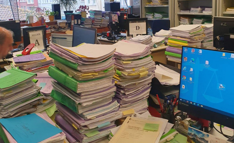 La huelga abarrota de demandas el  registro de los juzgados coruñeses