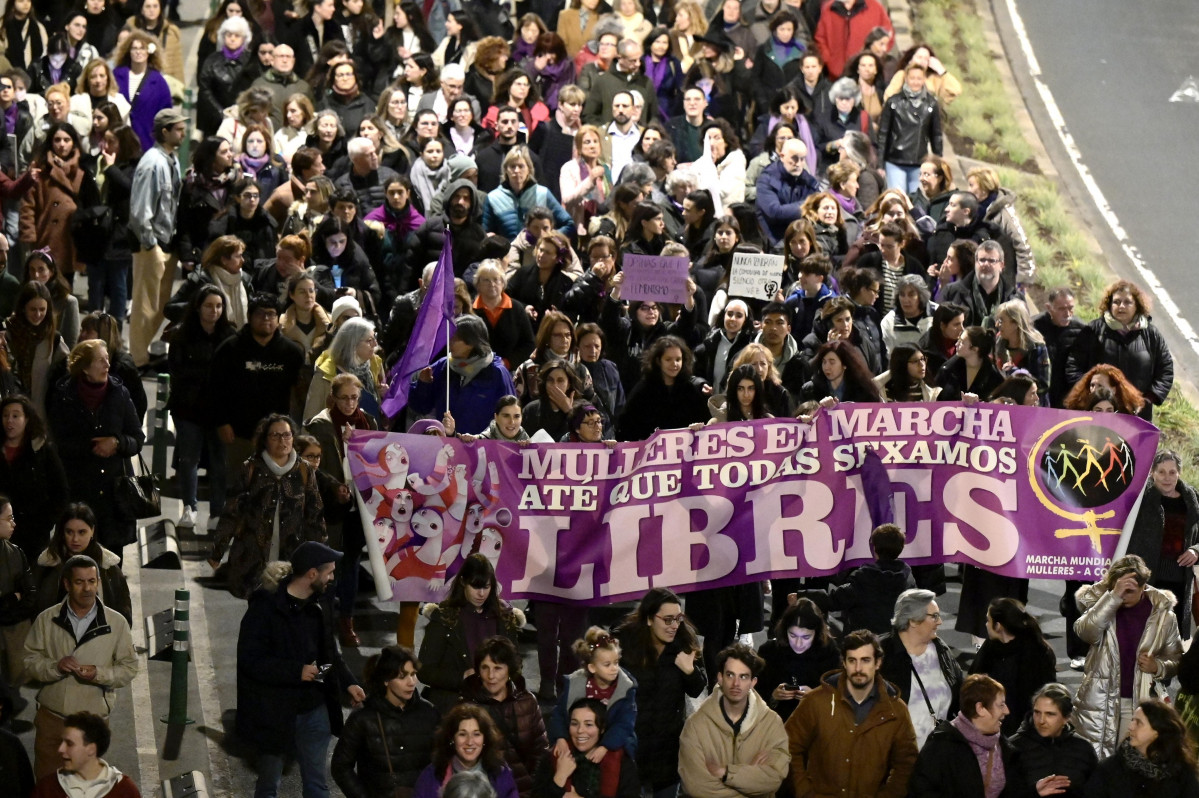 Manifestación del  8 M en A Coruña (24)    @Javier Albores