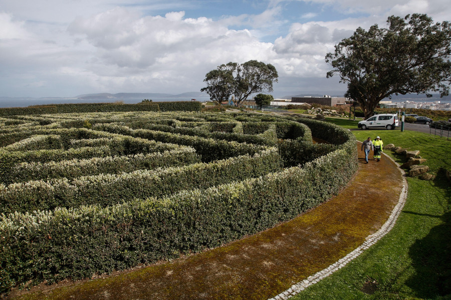 El laberinto del monte de San Pedro se reabre al público