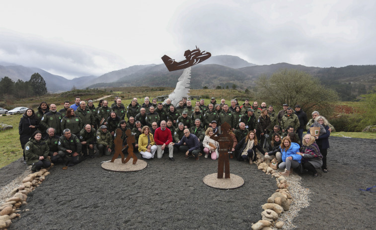 Justo recuerdo en Lobios a tres pilotos de hidroaviones fallecidos