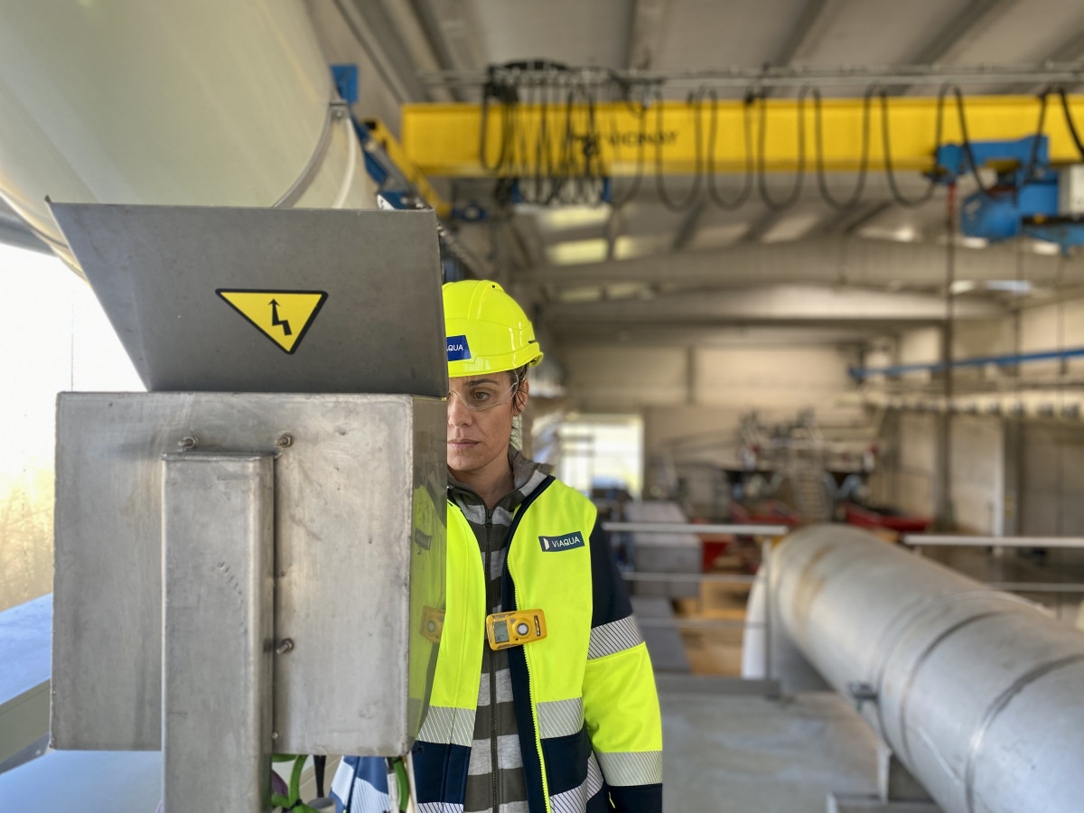 Jefa de planta de la Biofactoría de Ourense