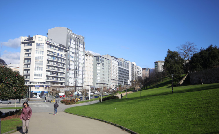 A Coruña tiene poco más de diez metros cuadrados de zonas verdes por habitante