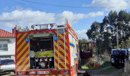 El servicio de Emergencias de Oleiros rescata un gato y varias serpientes de un incendio