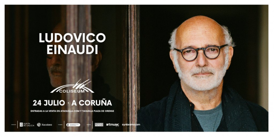 El pianista Ludovico Einaudi actuará en julio en el Coliseum de A Coruña