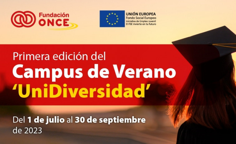 Fundación ONCE lanza la I Convocatoria del 'Campus de verano UniDiversidad' para jóvenes con discapacidad intelectual