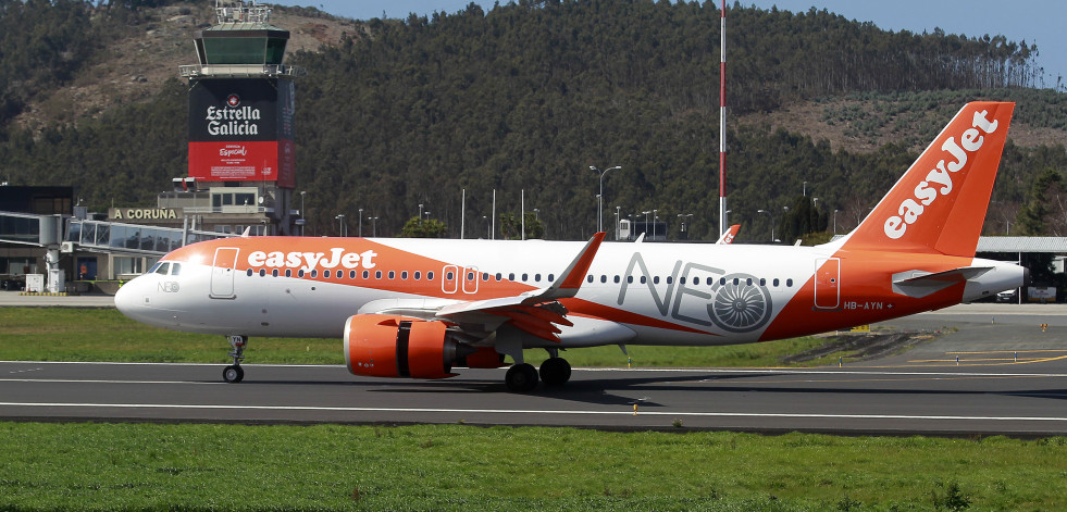 Primer vuelo de Easyjet entre Ginebra y A Coruña