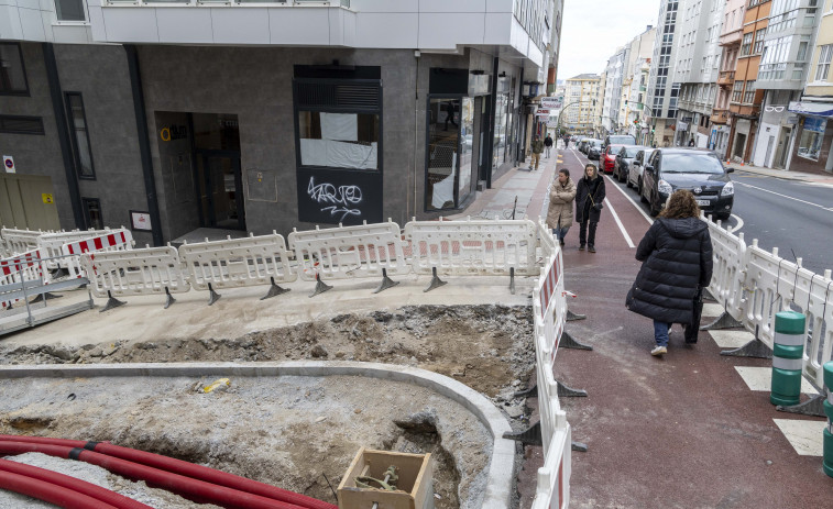 El Ayuntamiento coruñés mejora la accesibilidad de la calle de Jorge Borrow