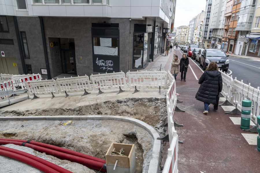 El Ayuntamiento coruñés mejora la accesibilidad de la calle de Jorge Borrow