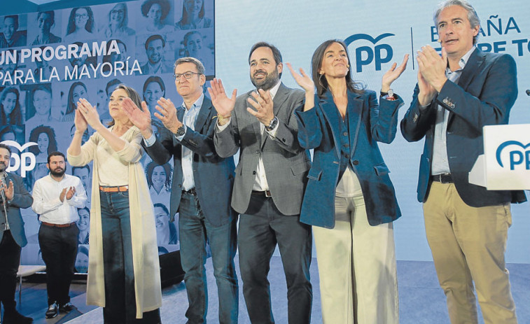 Feijóo y el PP prometen menos impuestos y garantizar la sanidad el 28M