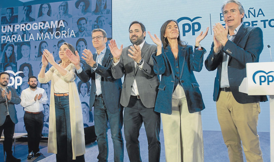 Feijóo y el PP prometen menos impuestos y garantizar la sanidad el 28M