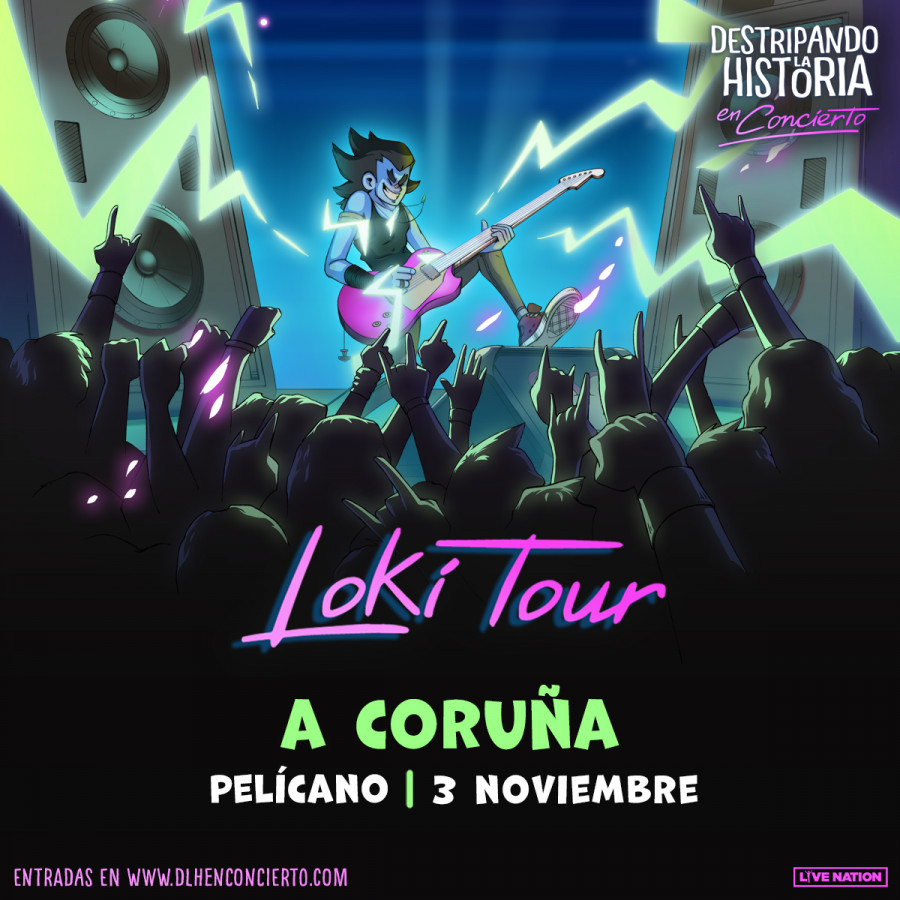 "Destripando la historia" llega a A Coruña con su Loki Tour