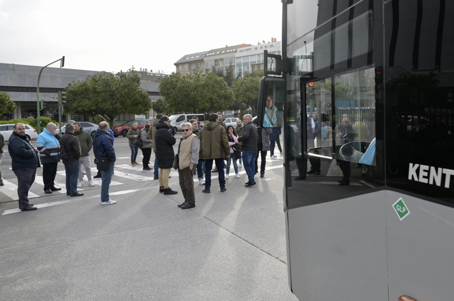 El transporte en autobús, paralizado en toda Galicia tras una huelga "masiva"
