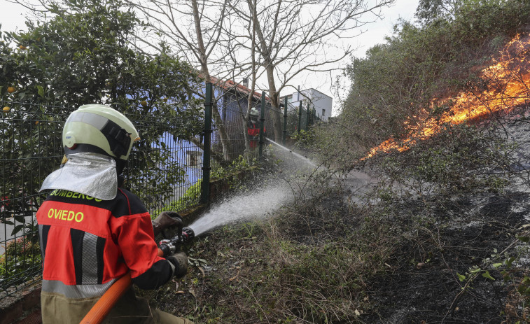 El riesgo de incendio forestal será 'extremo' en más de 50 municipios asturianos este sábado