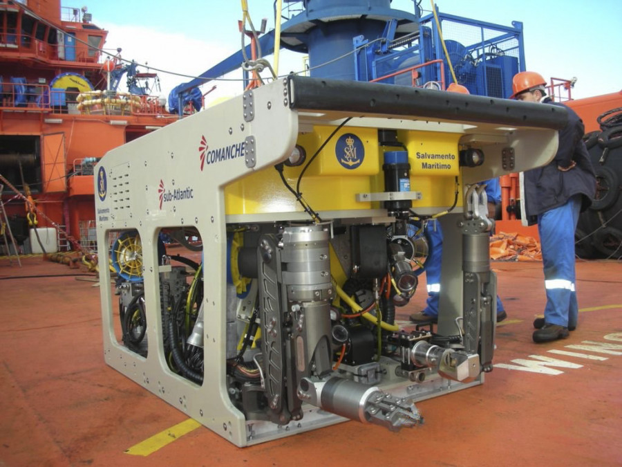 El robot de Salvamento Marítimo llega a la zona de búsqueda del Vilaboa Uno en Cantabria