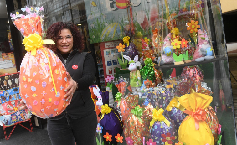 Los huevos de chocolate endulzaron el fin de las vacaciones de Semana Santa en A Coruña