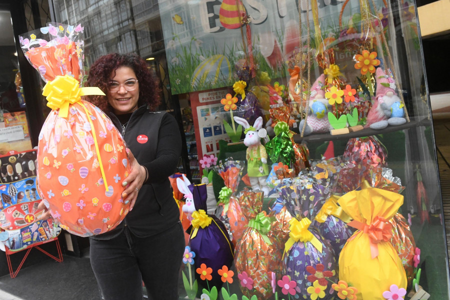 Los huevos de chocolate endulzaron el fin de las vacaciones de Semana Santa en A Coruña