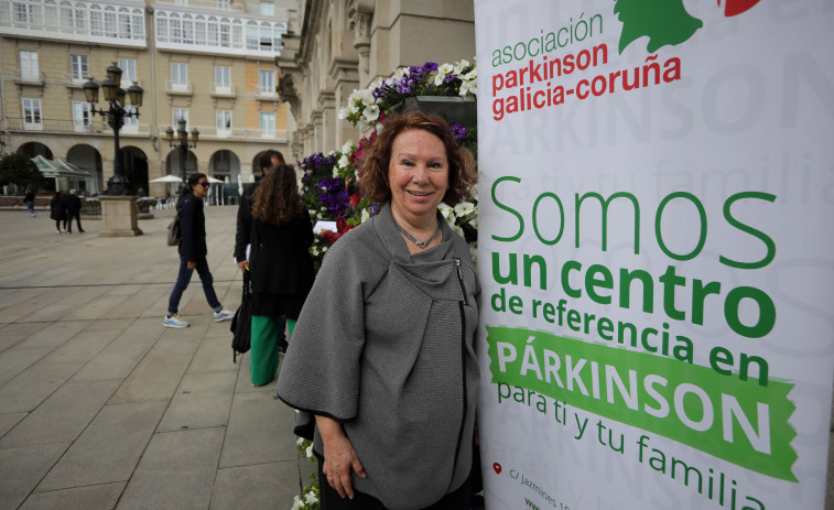 Fina, paciente de párkinson en A Coruña: 