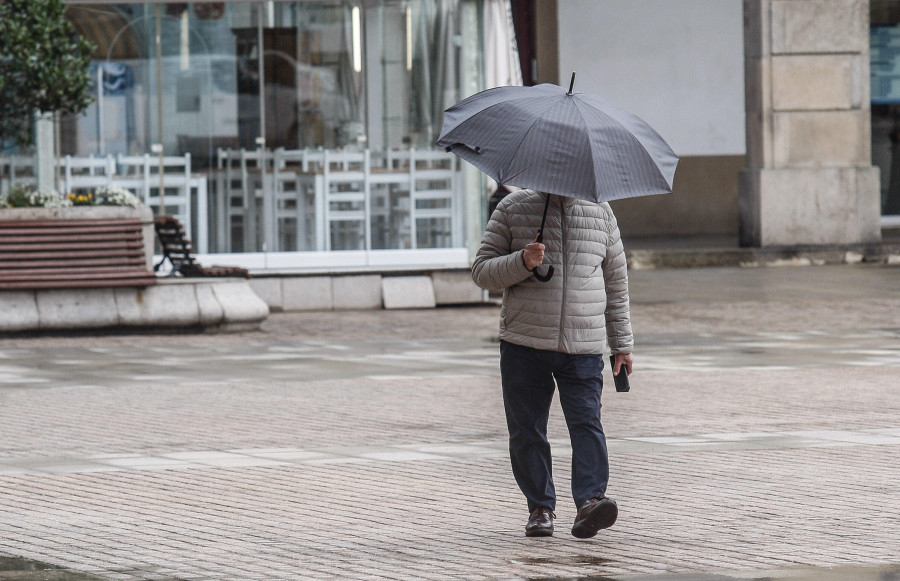 Un frente atlántico entrará este martes y dejará lluvias en Galicia