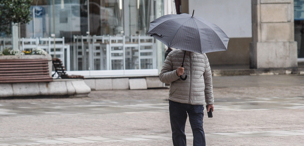 Lluvias generalizadas e intermitentes este domingo en toda Galicia