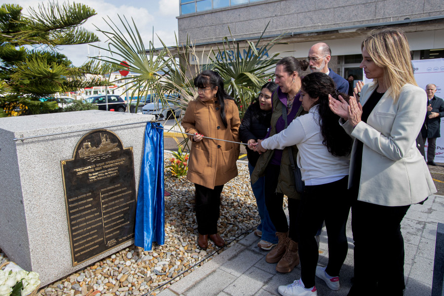 El Puerto de Vigo inaugura un lugar para recordar a las víctimas de naufragios