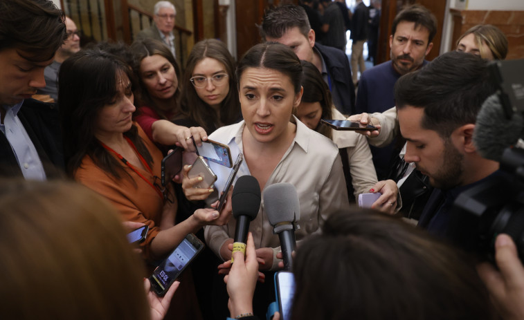Irene Montero descarta división en Unidas Podemos en la votación de la reforma de la Ley del solo sí es sí
