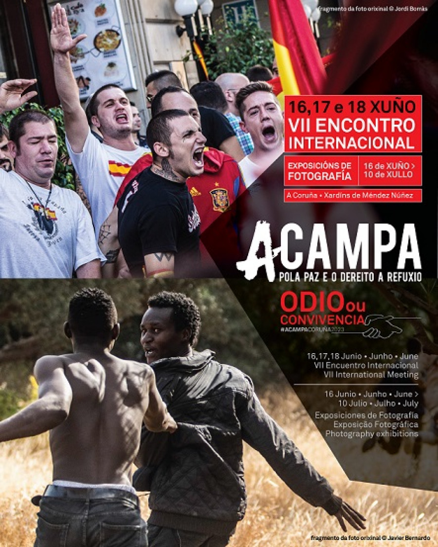 "Odio o convivencia": el encuentro Acampa por la Paz en A Coruña ya tiene cartel