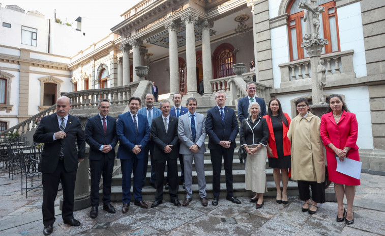 Rueda anima a los empresarios mexicanos a invertir en Galicia por su posición estratégica