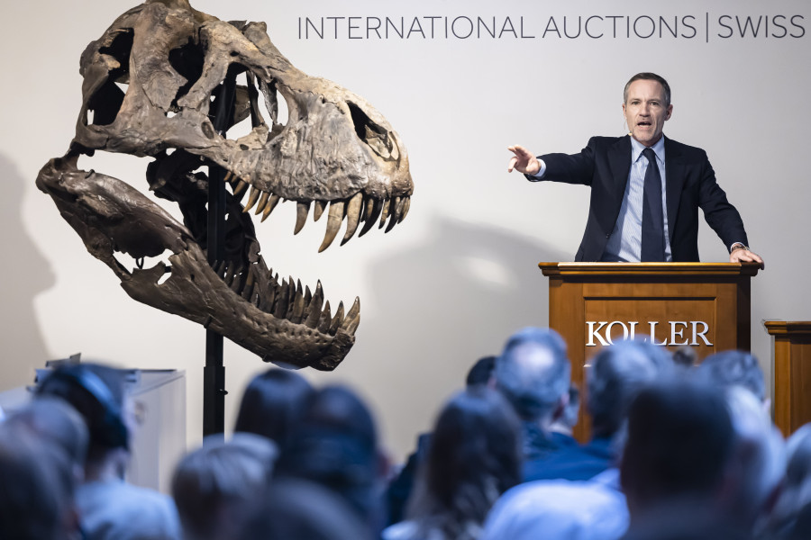 El tiranosaurio Trinity se subasta por menos de cinco millones de euros en Zúrich