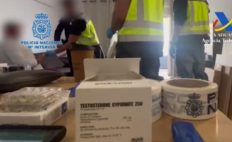 Detienen en A Coruña a un miembro de una red de tráfico de anabolizantes