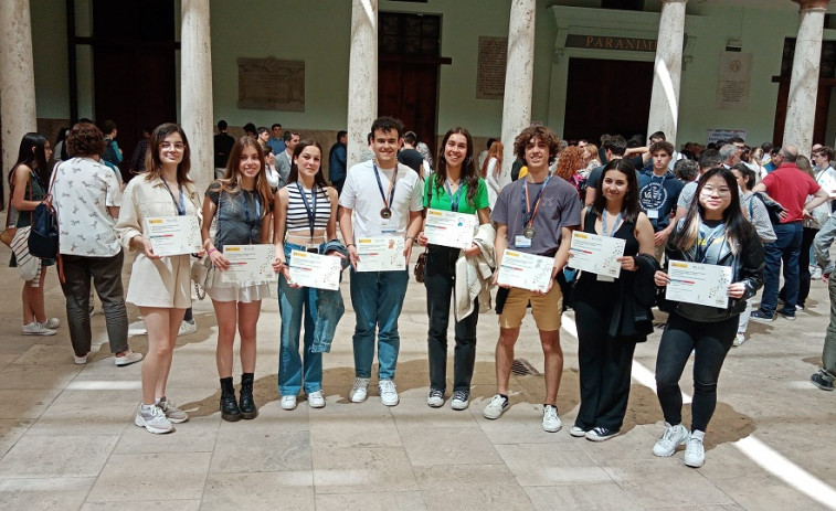 Los alumnos coruñeses Brais Sergio y Samuel Sumay plata y bronce en la XXXVI Olimpiada Española de Química