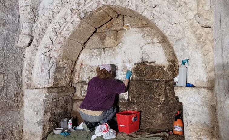 Reanudan las obras para restaurar  el ‘hallazgo histórico’ de O Azogue, en Betanzos