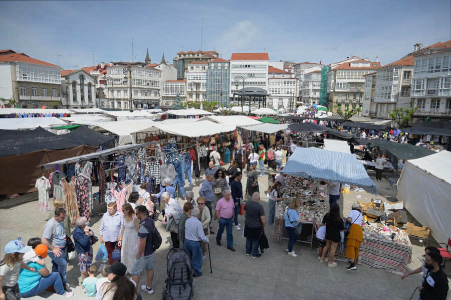 La Feira do Primeiro de Maio, el mercado seis veces centenario que 'desborda' Betanzos