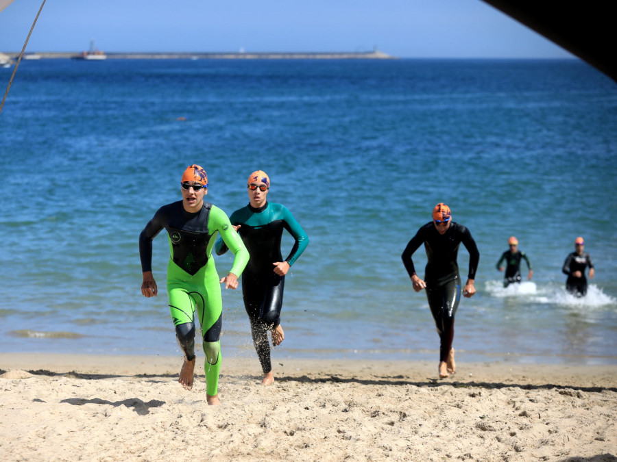Corte de tráfico este sábado en Oleiros por la celebración del triatlón municipal