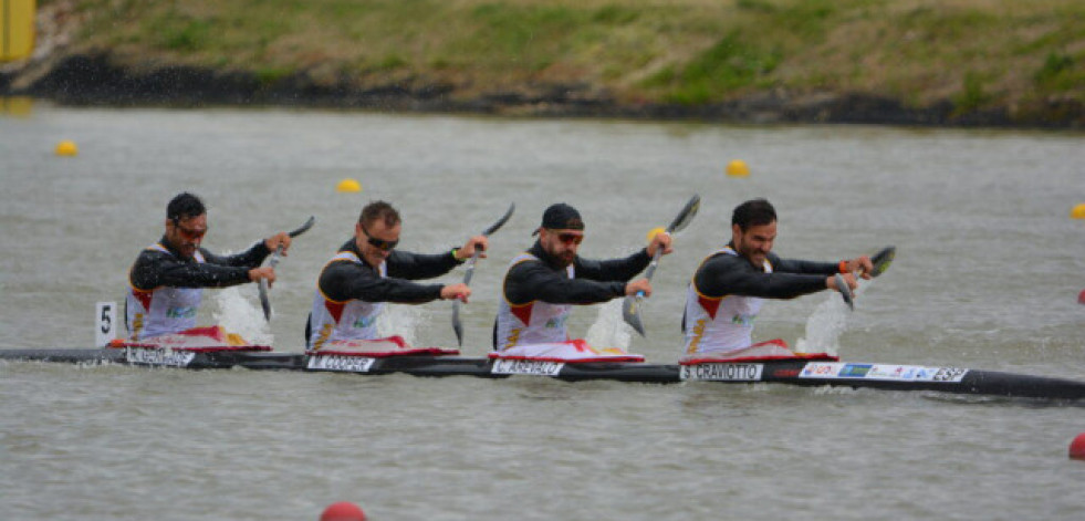 El K4 500 de Arévalo arranca con el freno de mano puesto