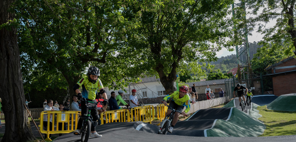 Abegondo estrena su circuito de pump track en San Marcos y ultima el de BTT en Beche
