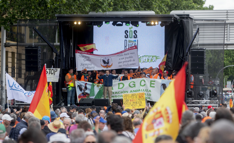 El mundo rural se manifiesta por su futuro en las calles de Madrid