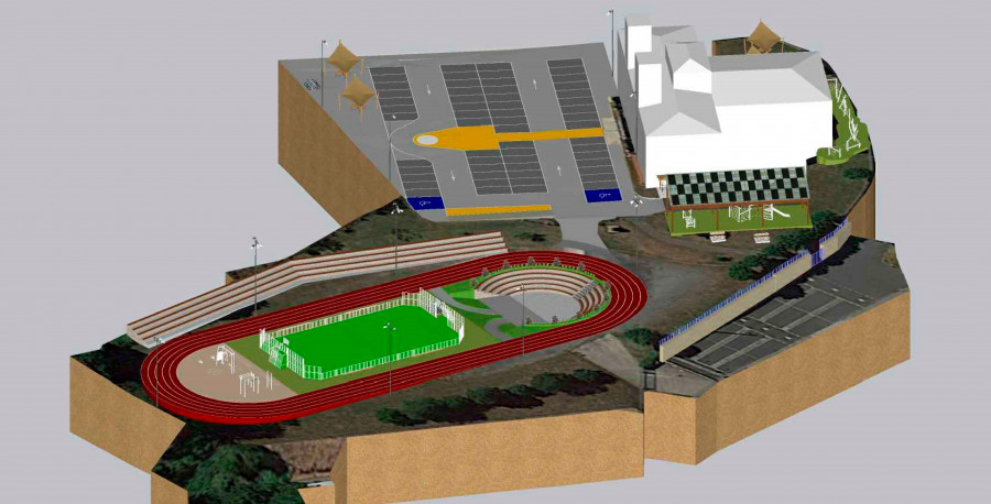 Las obras para convertir A Senra en el gran centro deportivo de Bergondo comenzarán el 23 de junio