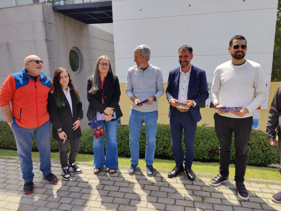 Edu Fernández y Xosé Lois García apuestan por la vivienda para todos en Cambre y Arteixo